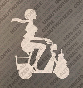 Sticker Pin-up Micron BLANC